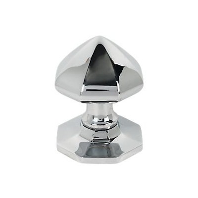 Door Knob Polished Chrome Finish