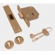 Chubb (Union) 3G115 5 Lever Mortice Deadlock (Brass)