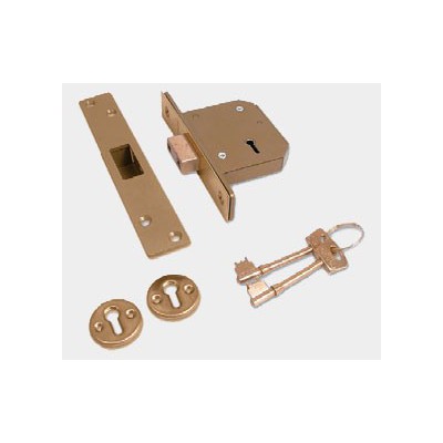 Chubb (Union) 3G115 5 Lever Mortice Deadlock (Brass)