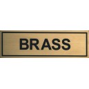 Brass Plaques- Cut To Size