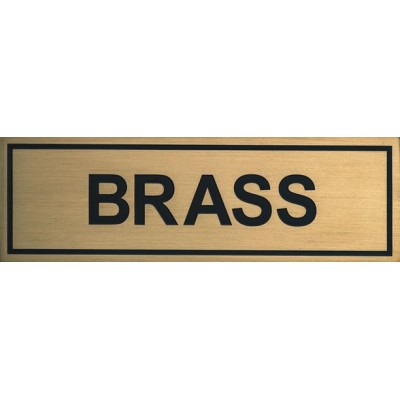 Brass Plaques- Cut To Size