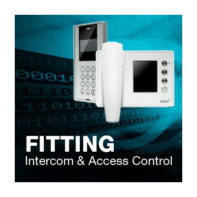 Electronic lock & Intercom - Fitting