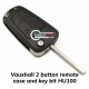 Vauxhall  2 button Remote - CASE ONLY