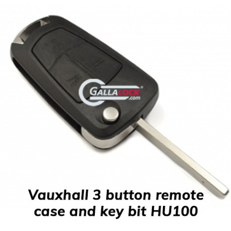 Vauxhall  3 button Remote - CASE ONLY