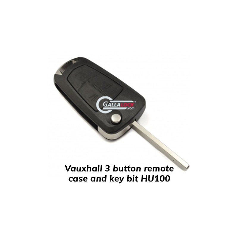 thumbnail interactive-video image 1 of Vauxhall Opel Replacement Car Key Shell – 3-Button Remote Cover, B07 Style, Black, By C.D.R. 1 of 5