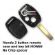 Honda  2 button Remote - CASE ONLY (no chip slot)