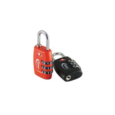 Asec Security TSA Travel Approved Combination Padlock