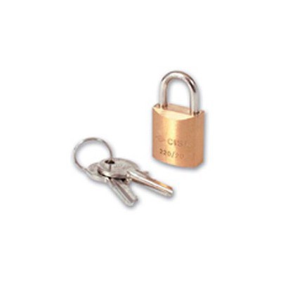 Cisa 22010 Series Brass Open Shackle Padlock