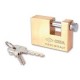 Cisa 26510 Brass Lim Series Sliding Straight Shackle Padlock