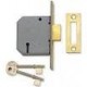 Union Y-2177 3 Lever Deadlock (Polished Brass)