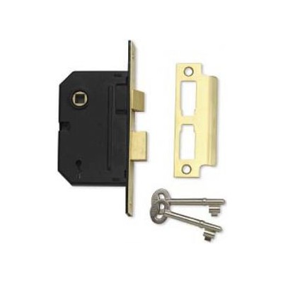 Union Y-2295 2 Lever Sashlock (Polished Brass)