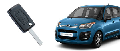 citroen c3 picasso keys